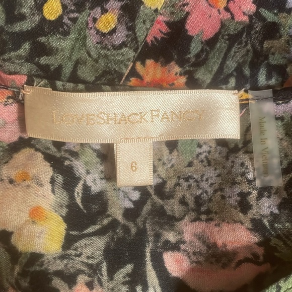 LoveShackFancy Ambrette Ditsy Floral Mini Dress NWOT - Picture 11 of 11